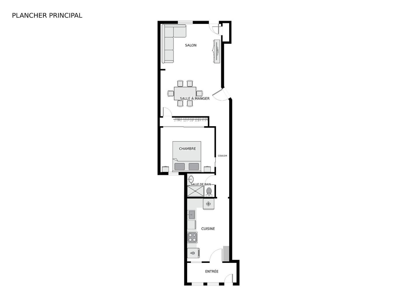 Drawing (sketch) - 576 Av. Valois, Montréal (Mercier/Hochelaga-Maisonneuve), QC - Other