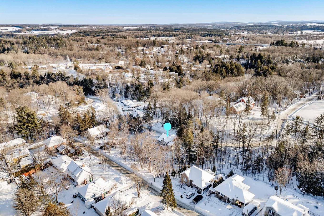 Photo aérienne - 54 Rue Downs, Sherbrooke (Lennoxville), QC - Outdoor With View
