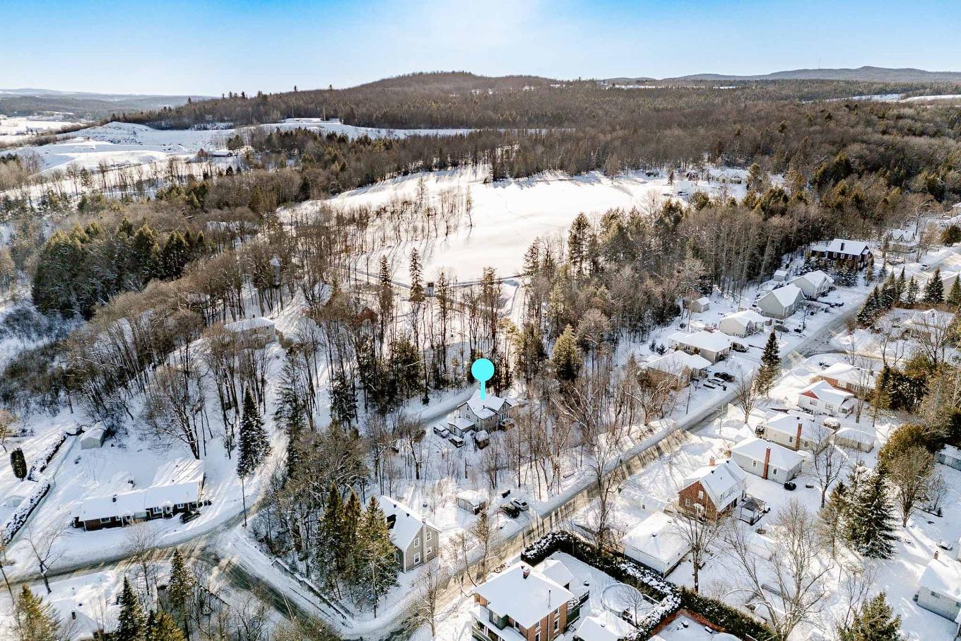 Photo aérienne - 54 Rue Downs, Sherbrooke (Lennoxville), QC - Outdoor With View