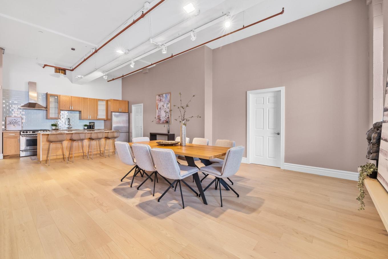 Salle à manger - 227-2801 Rue Du Centre, Montréal (Le Sud-Ouest), QC - Indoor Photo Showing Dining Room