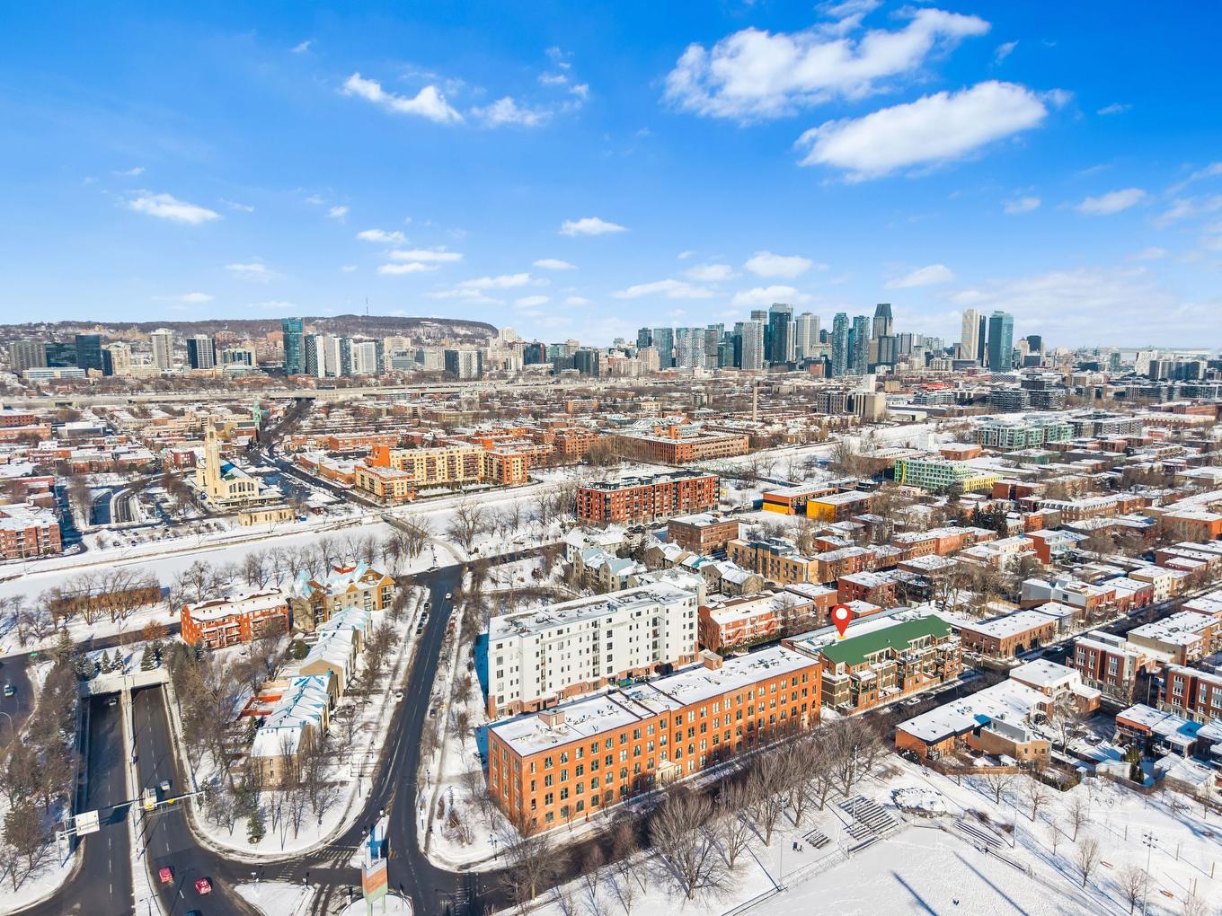 Photo aérienne - 227-2801 Rue Du Centre, Montréal (Le Sud-Ouest), QC - Outdoor With View