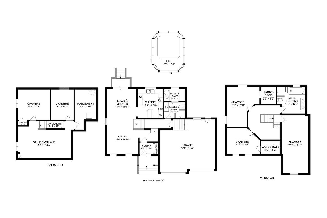 Plan (croquis) - 2315 Boul. Mountainview, Longueuil (Saint-Hubert), QC - Other