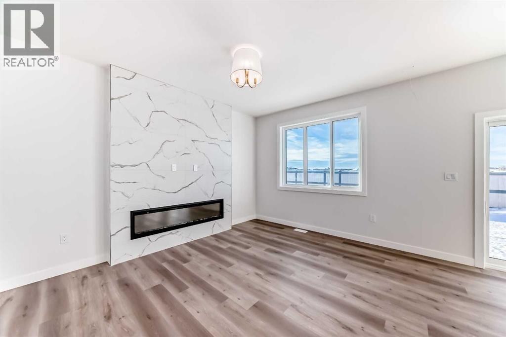 19 Lavelle Close, Red Deer, AB - Indoor With Fireplace