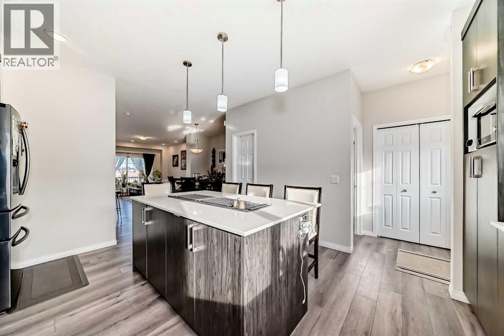 217 Masters Road Se, Calgary, AB - Indoor Photo Showing Kitchen With Upgraded Kitchen