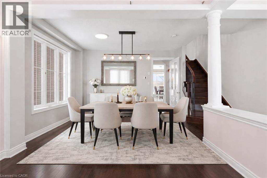 Virtually staged - 75 Chase Crescent, Cambridge, ON - Indoor Photo Showing Dining Room