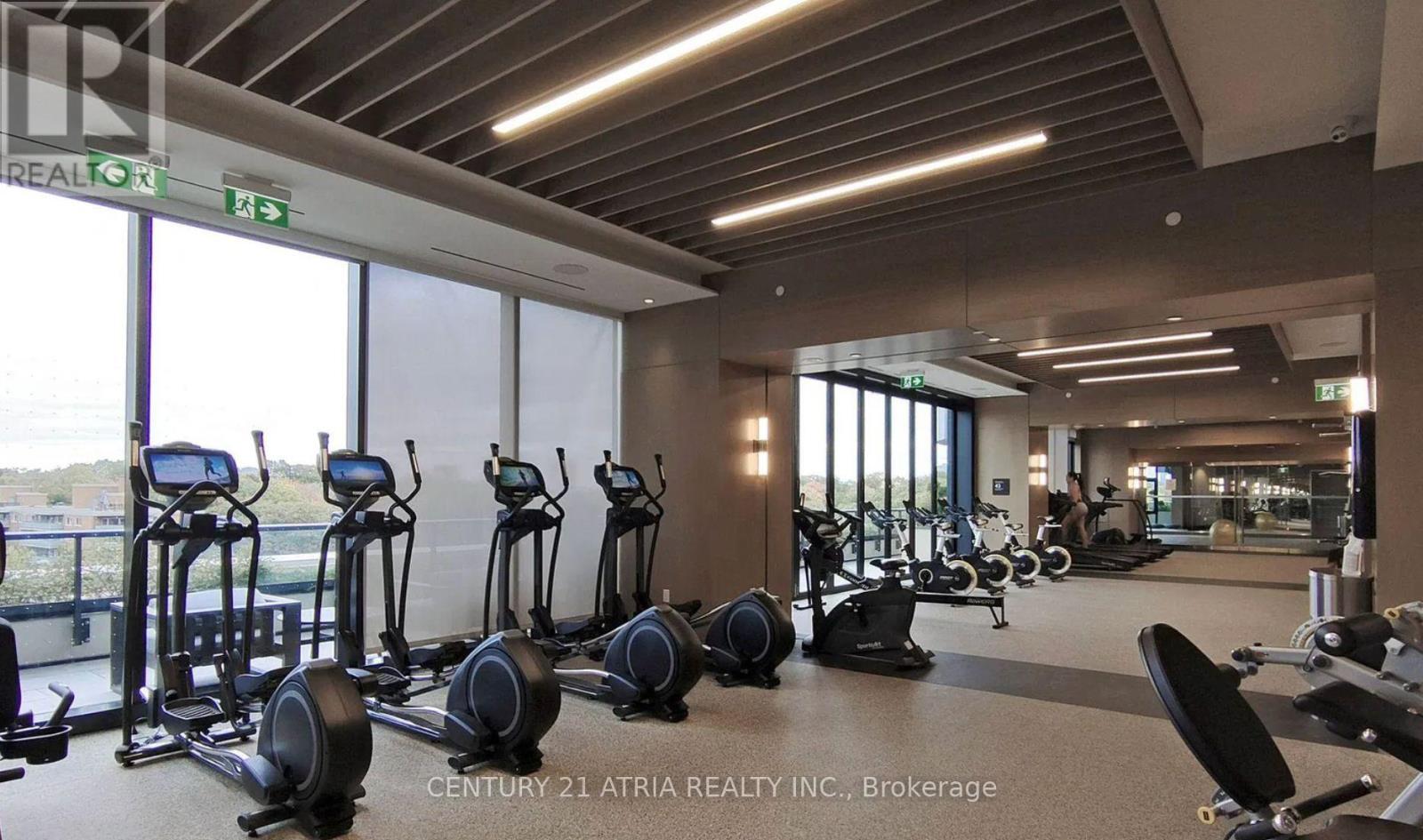 1407 - 575 Bloor Street E, Toronto, ON - Indoor Photo Showing Gym Room