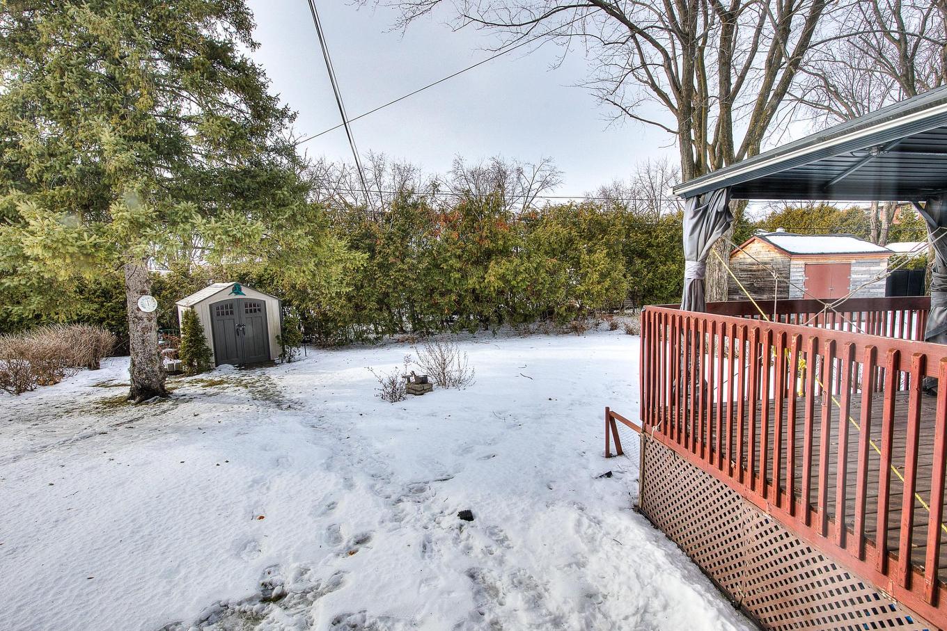 Backyard - 244 Rue Monseigneur-Prévost, Saint-Eustache, QC - Outdoor