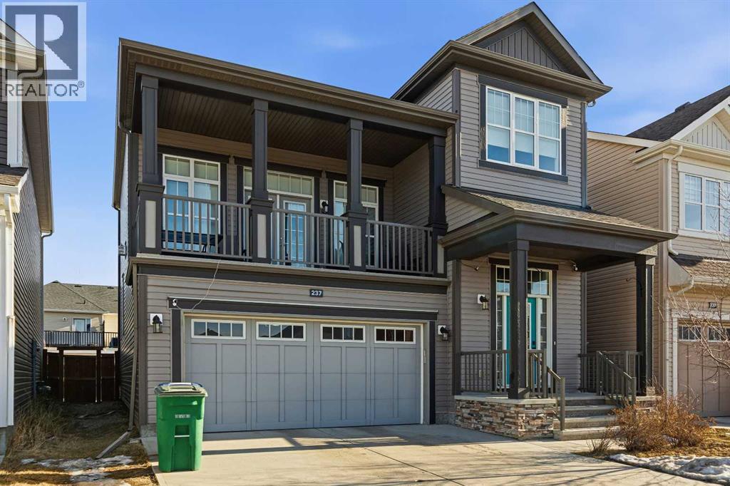 237 Windrow Crescent Sw, Airdrie, AB - Outdoor With Balcony