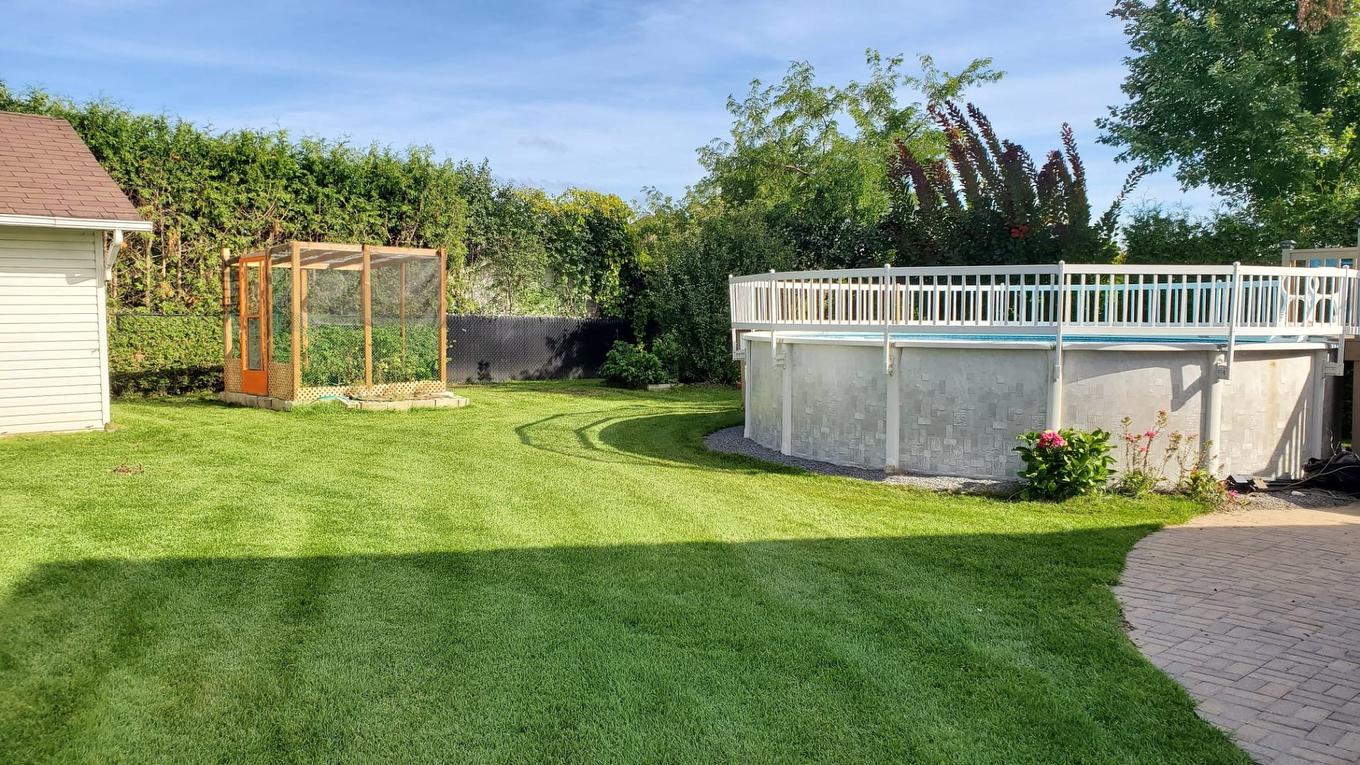 Pool - 65 Rue Alphonse-Daudet, Gatineau (Aylmer), QC - Outdoor With Above Ground Pool With Backyard