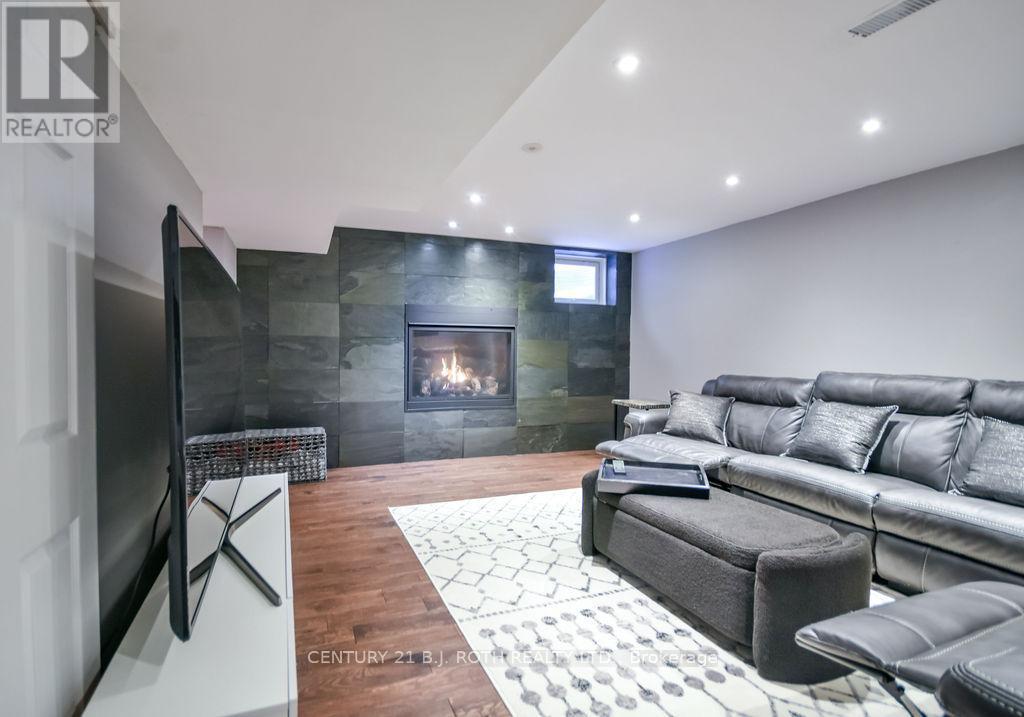 5 Claire Drive, Barrie, ON - Indoor With Fireplace