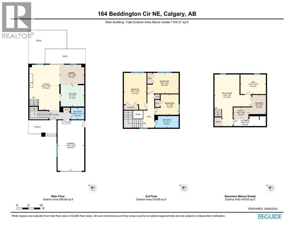 Floorplans - 164 Beddington Circle Ne, Calgary, AB - Other