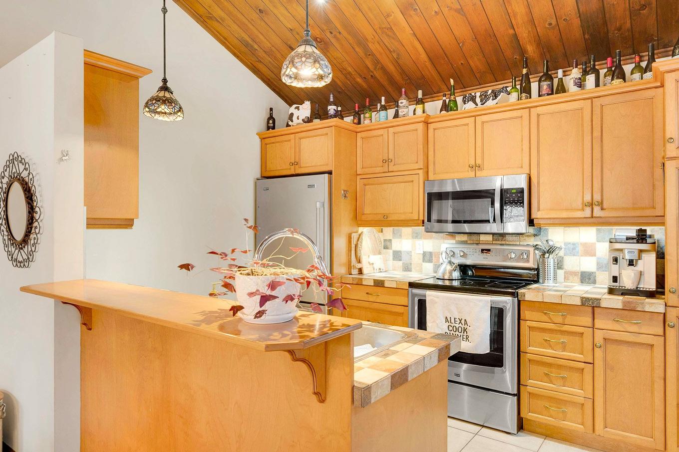 Cuisine - 111 Ch. De La Forge O., Saint-Adolphe-D'Howard, QC - Indoor Photo Showing Kitchen