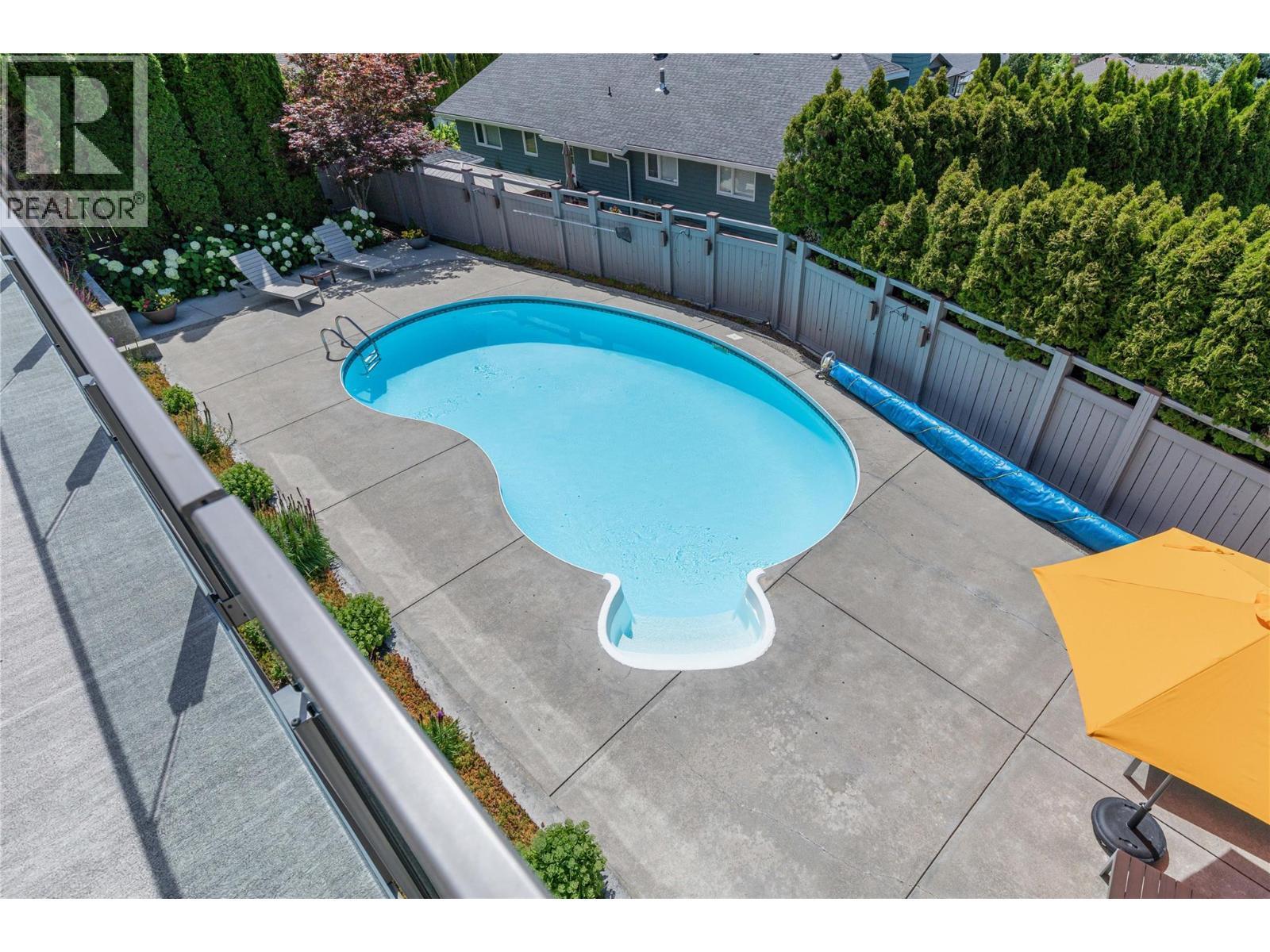 344 Raven Drive, Kelowna, BC - Outdoor With In Ground Pool