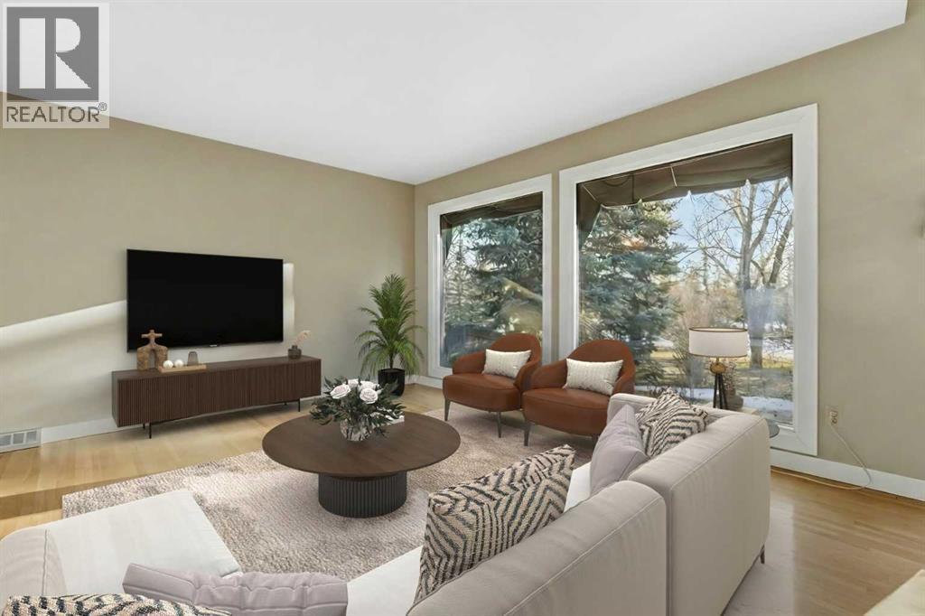 327 Willow Ridge Place Se, Calgary, AB - Indoor Photo Showing Living Room