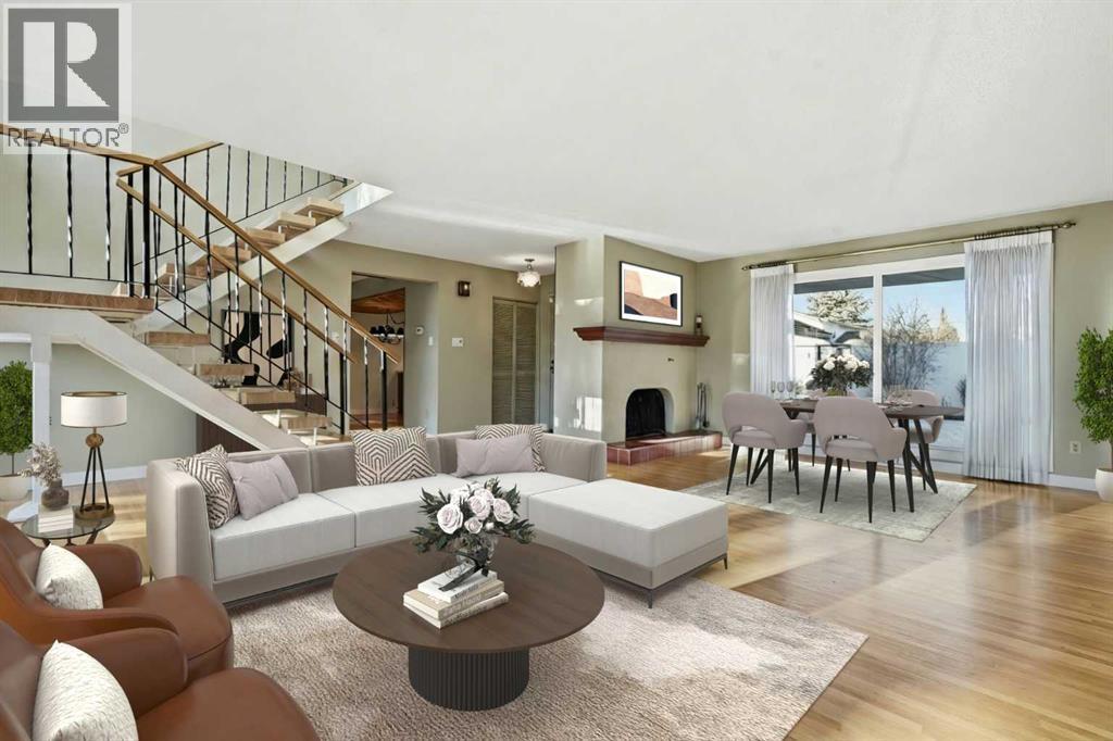 327 Willow Ridge Place Se, Calgary, AB - Indoor Photo Showing Living Room