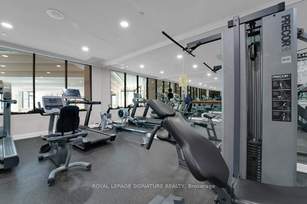 1404-22 Clarissa Drive, Richmond Hill, ON - Indoor Photo Showing Gym Room