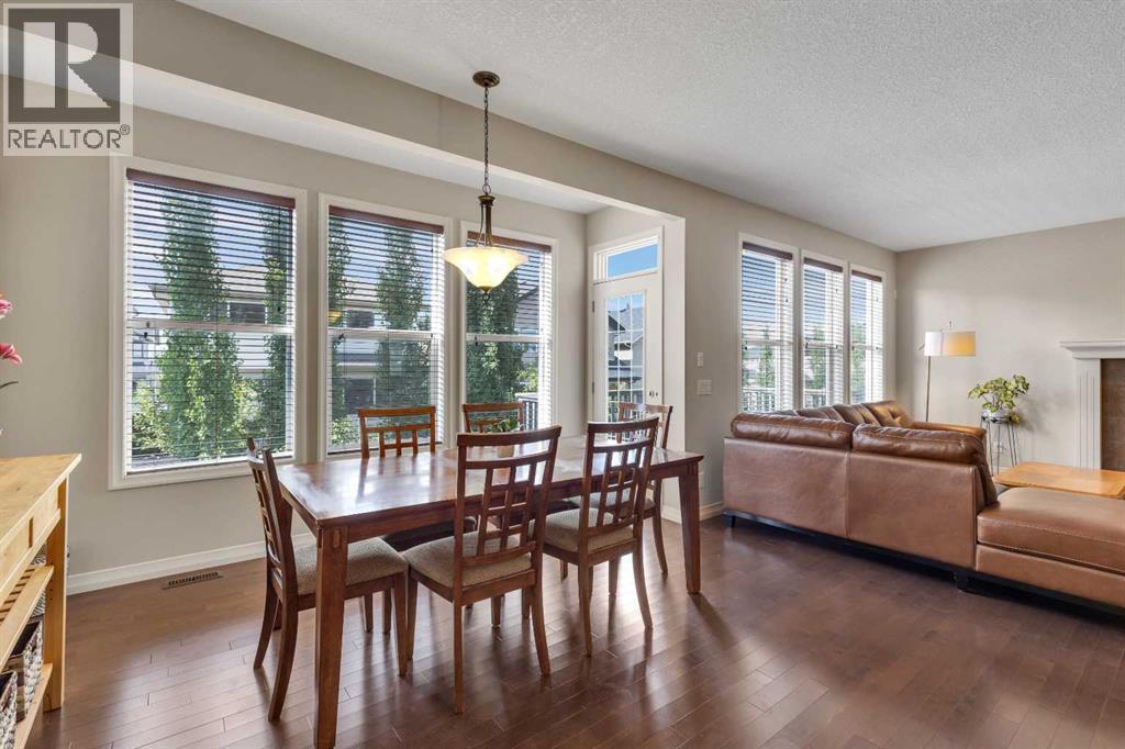 224 Panamount Point Nw, Calgary, AB - Indoor With Fireplace