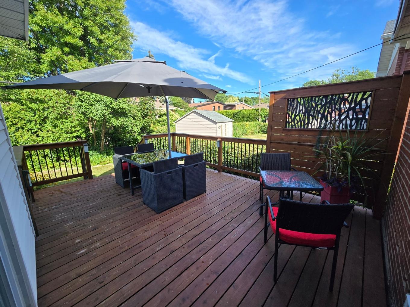 Balcony - 139 Av. Giroux, Laval (Laval-Des-Rapides), QC - Outdoor With Deck Patio Veranda With Exterior