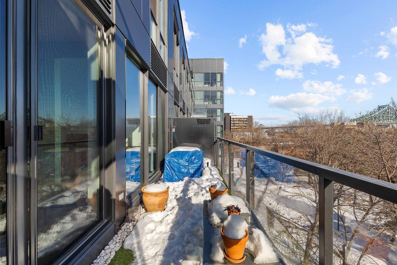 Balcon - 605-1575 Rue Gareau, Montréal (Ville-Marie), QC - Outdoor With Balcony