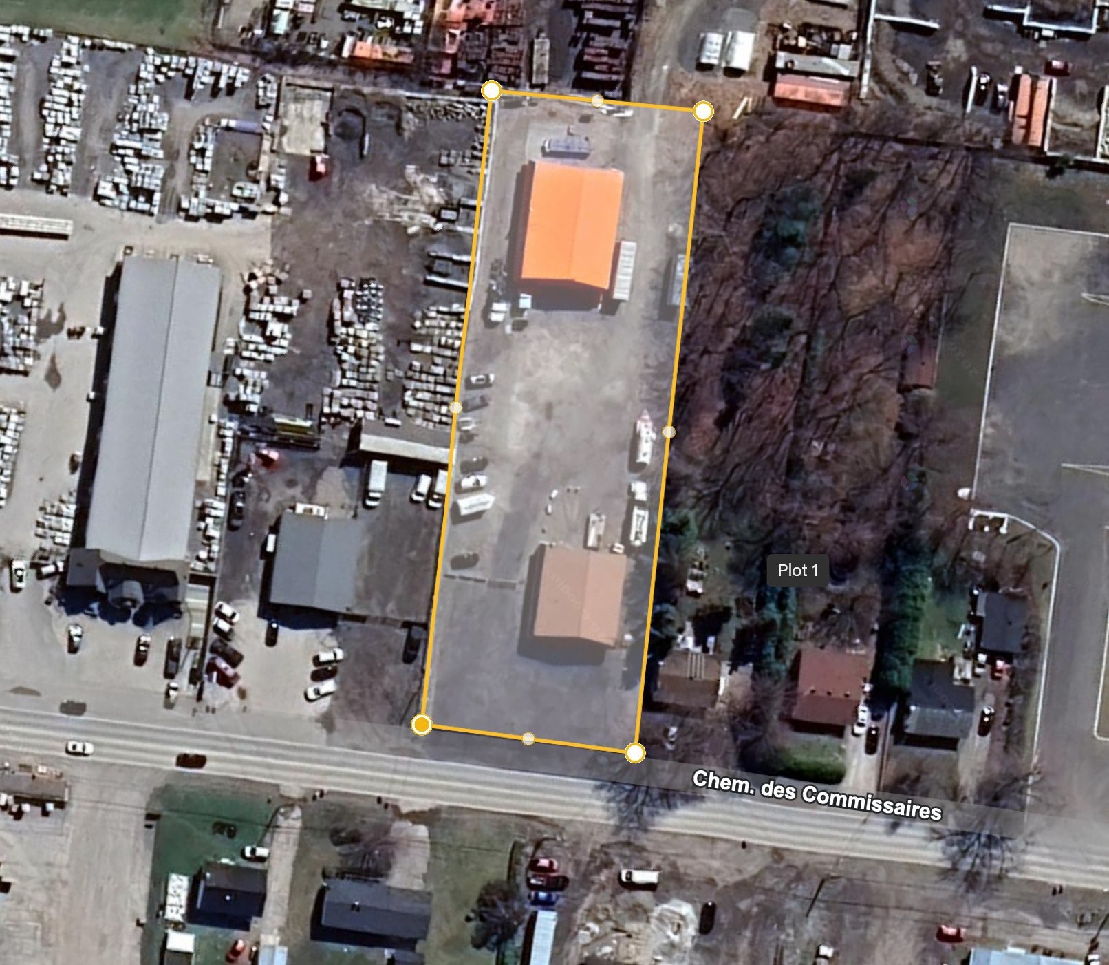 Photo aérienne - 167 - 169 Ch. Des Commissaires, L'Assomption, QC -