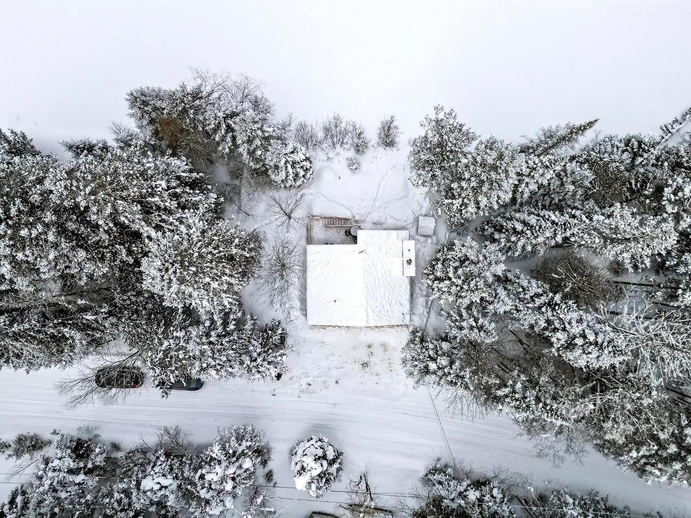 Photo aérienne - 727 Ch. De Courchevel, Saint-Adolphe-D'Howard, QC - Outdoor With View