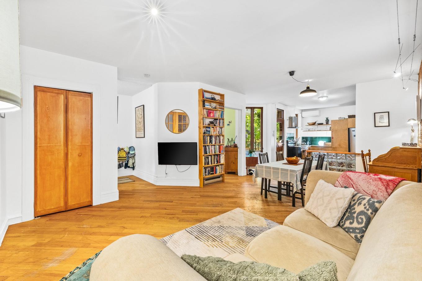 Living room - 3867 Rue De Mentana, Montréal (Le Plateau-Mont-Royal), QC - Indoor Photo Showing Living Room