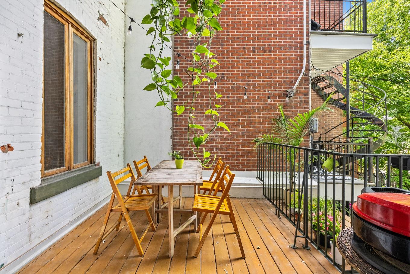 Balcony - 3867 Rue De Mentana, Montréal (Le Plateau-Mont-Royal), QC - Outdoor With Deck Patio Veranda With Exterior