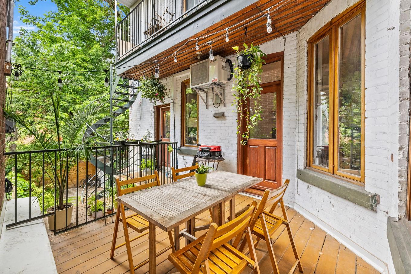 Balcony - 3867 Rue De Mentana, Montréal (Le Plateau-Mont-Royal), QC - Outdoor With Deck Patio Veranda With Exterior