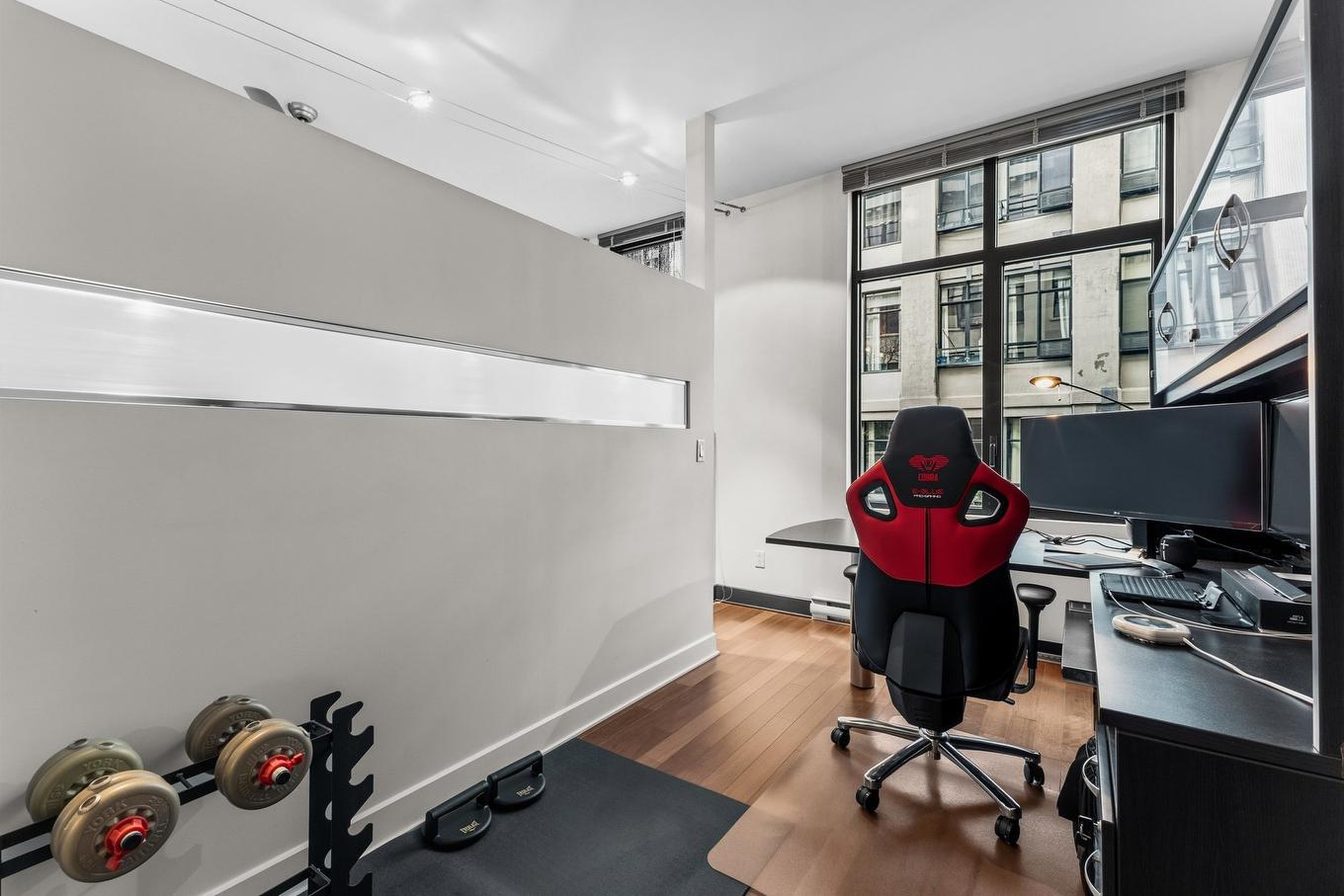 Bedroom - 201-765 Rue Bourget, Montréal (Le Sud-Ouest), QC - Indoor Photo Showing Office