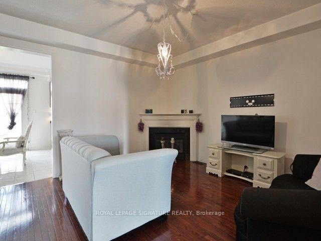 67 Breton Avenue, Mississauga, ON - Indoor Photo Showing Living Room With Fireplace