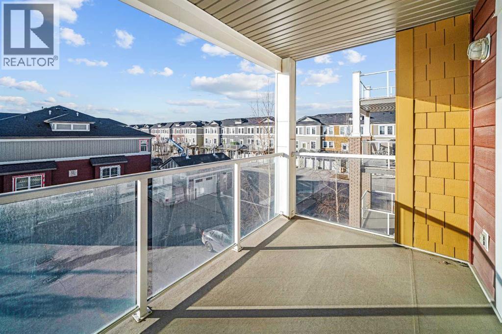 304, 2300 Evanston Square Nw, Calgary, AB - Outdoor With Balcony With Exterior