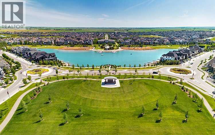 35 Mahogany Crescent Se, Calgary, AB - Outdoor With Body Of Water With View