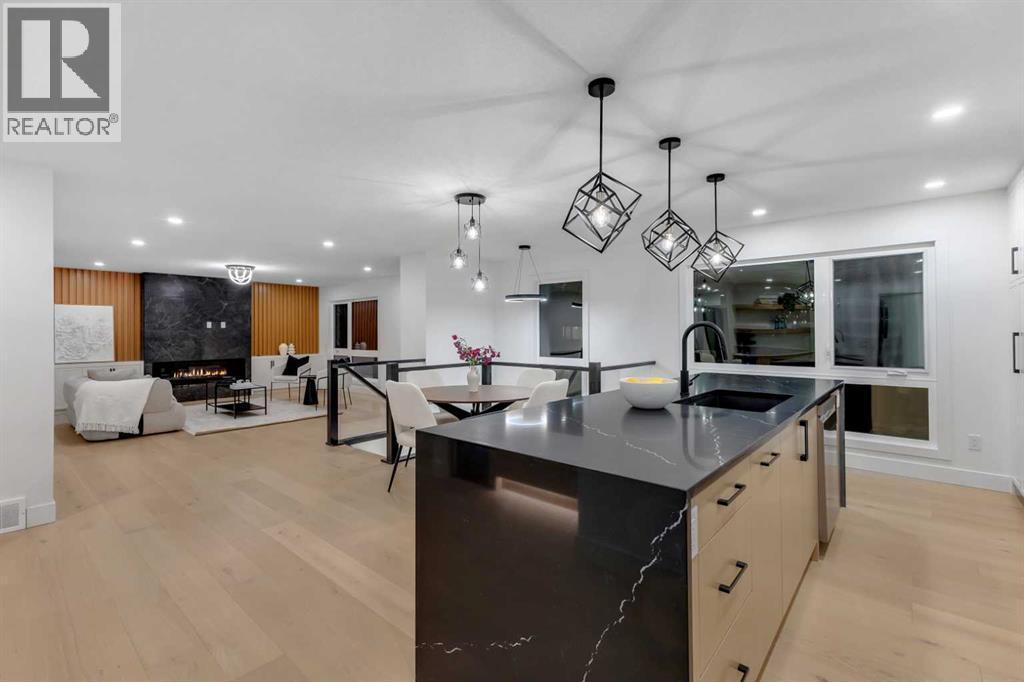 9419 Academy Drive Se, Calgary, AB - Indoor Photo Showing Kitchen With Upgraded Kitchen