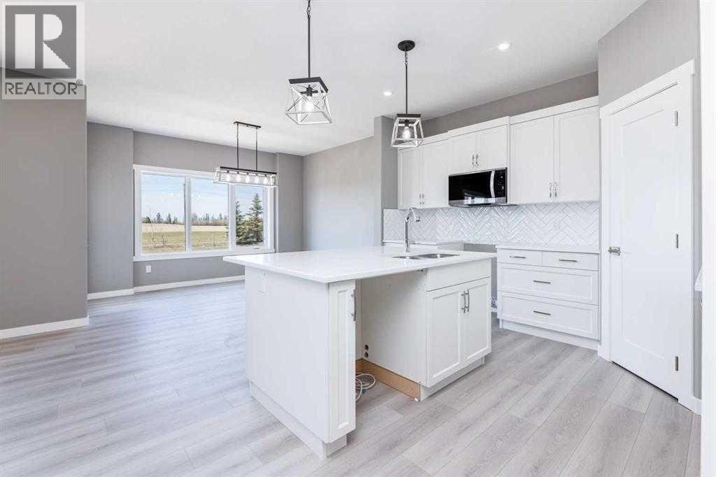 55 Everson Close, Red Deer, AB - Indoor Photo Showing Kitchen With Upgraded Kitchen