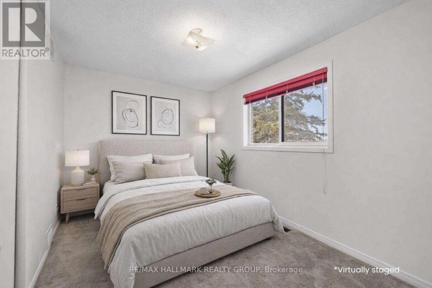 Virtually Staged third bedroom with natural light - 944 Greenbriar Avenue, Ottawa, ON - Indoor Photo Showing Bedroom