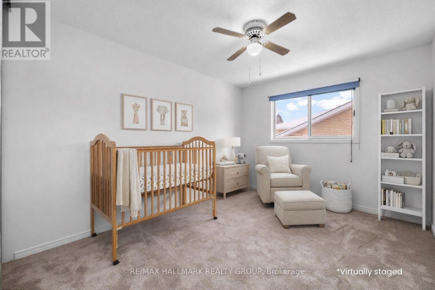 Virtually Staged Fourth Bedroom - 944 Greenbriar Avenue, Ottawa, ON - Indoor Photo Showing Bedroom