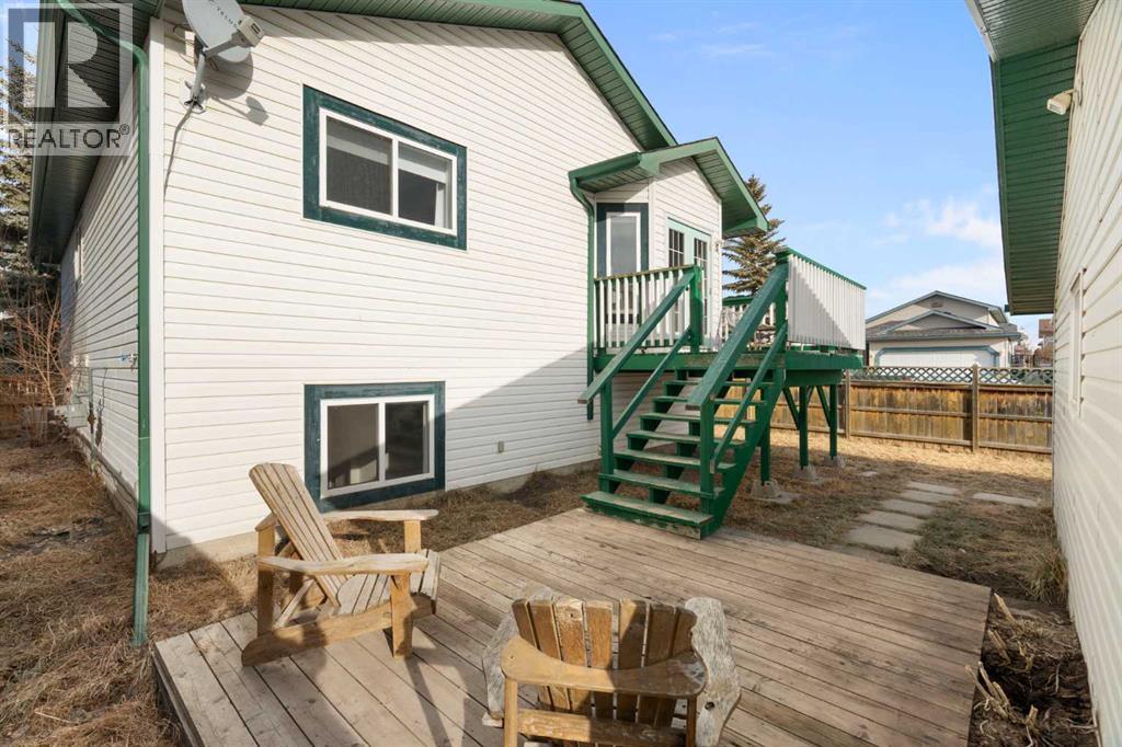 Patio - 111 Woodside Circle Nw, Airdrie, AB - Outdoor With Deck Patio Veranda With Exterior