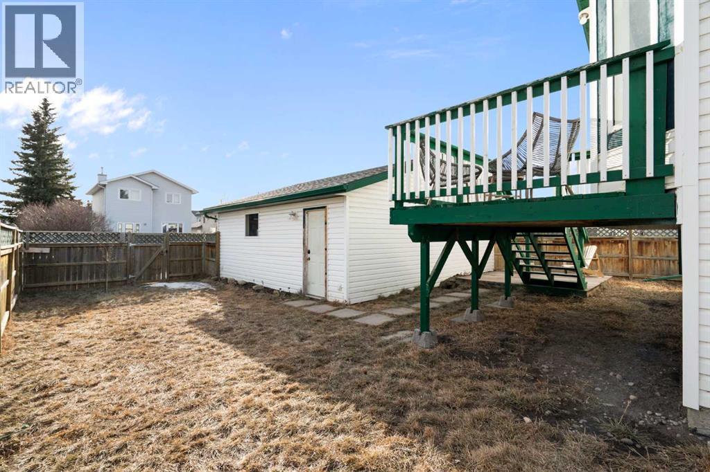 Backyard - 111 Woodside Circle Nw, Airdrie, AB - Outdoor