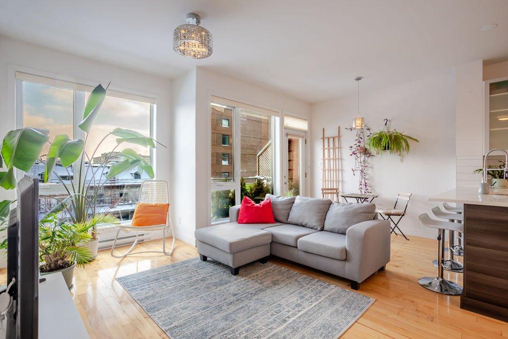 Vue d'ensemble - 409-440 Rue De La Gauchetière E., Montréal (Ville-Marie), QC - Indoor Photo Showing Living Room