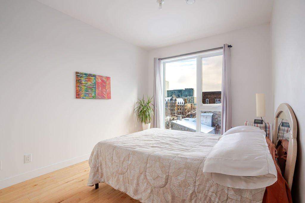 Chambre à coucher principale - 409-440 Rue De La Gauchetière E., Montréal (Ville-Marie), QC - Indoor Photo Showing Bedroom