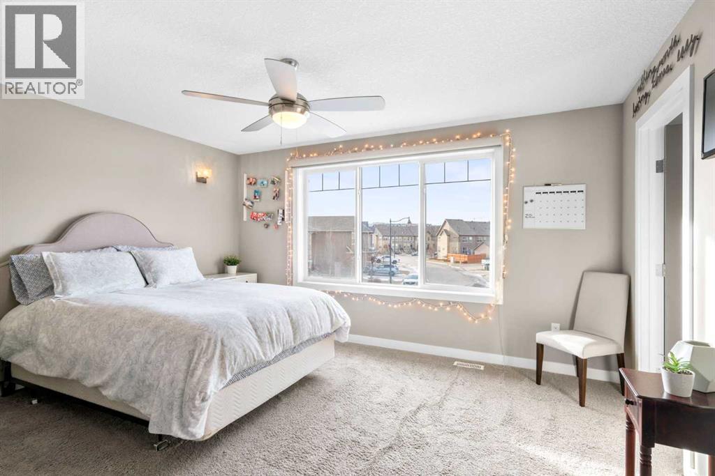 Second Primary Bedroom - 173 Sage Meadows Circle Nw, Calgary, AB - Indoor Photo Showing Bedroom