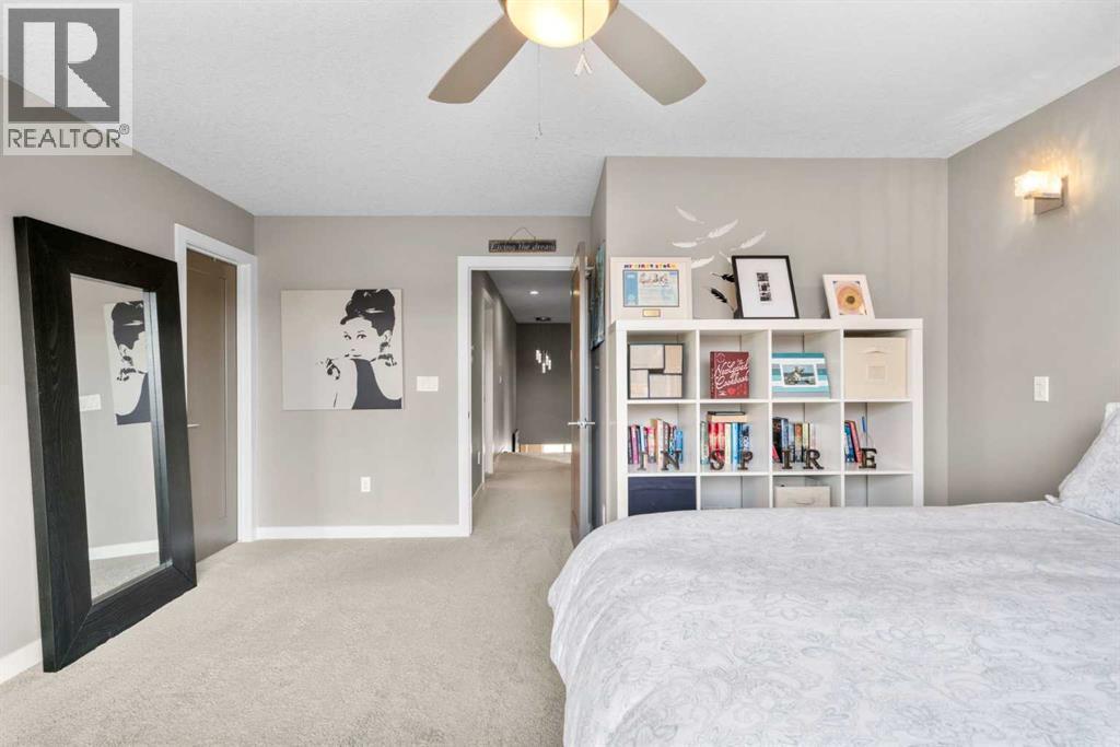 Second Primary Bedroom - 173 Sage Meadows Circle Nw, Calgary, AB - Indoor Photo Showing Bedroom