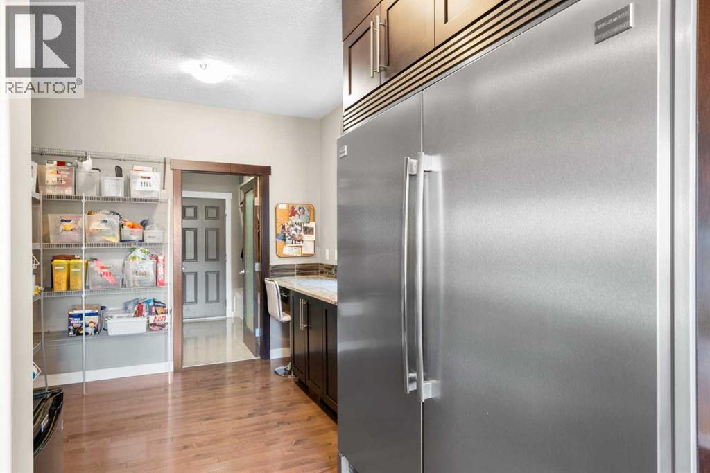 Double sized Fridge/Freezer - 173 Sage Meadows Circle Nw, Calgary, AB - Indoor
