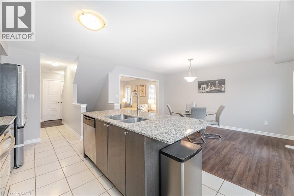 514 Goldenrod Lane, Kitchener, ON - Indoor Photo Showing Kitchen With Double Sink