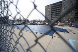 View of pool featuring fence -