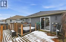 Wooden deck with a gazebo -