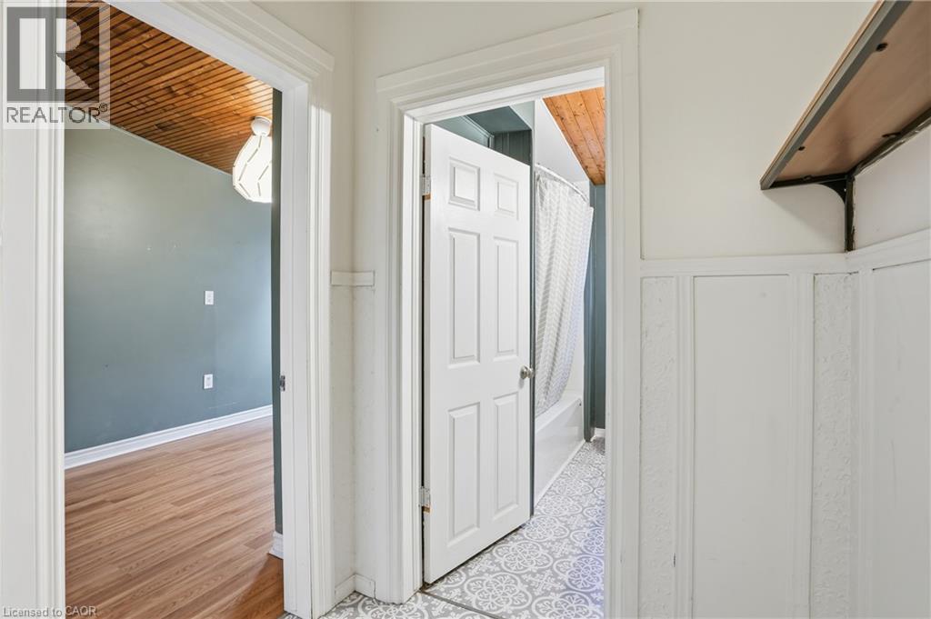 Hallway featuring wooden ceiling - 313 Mary Street, Hamilton, ON - Indoor Photo Showing Other Room