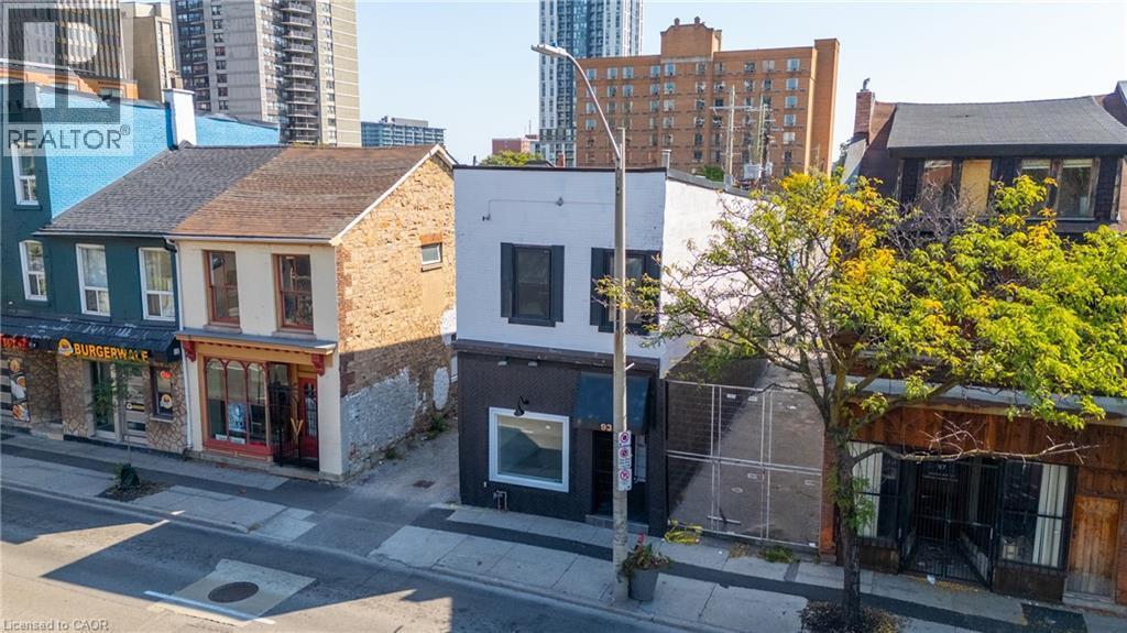 View of building exterior featuring a city view - 93 John Street S, Hamilton, ON