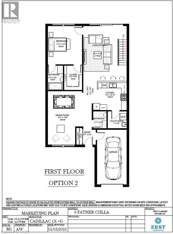 View of floor plan option 2 - 9 Father Csilla Terrace, Hamilton, ON - Other
