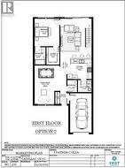 View of floor plan option 2 -